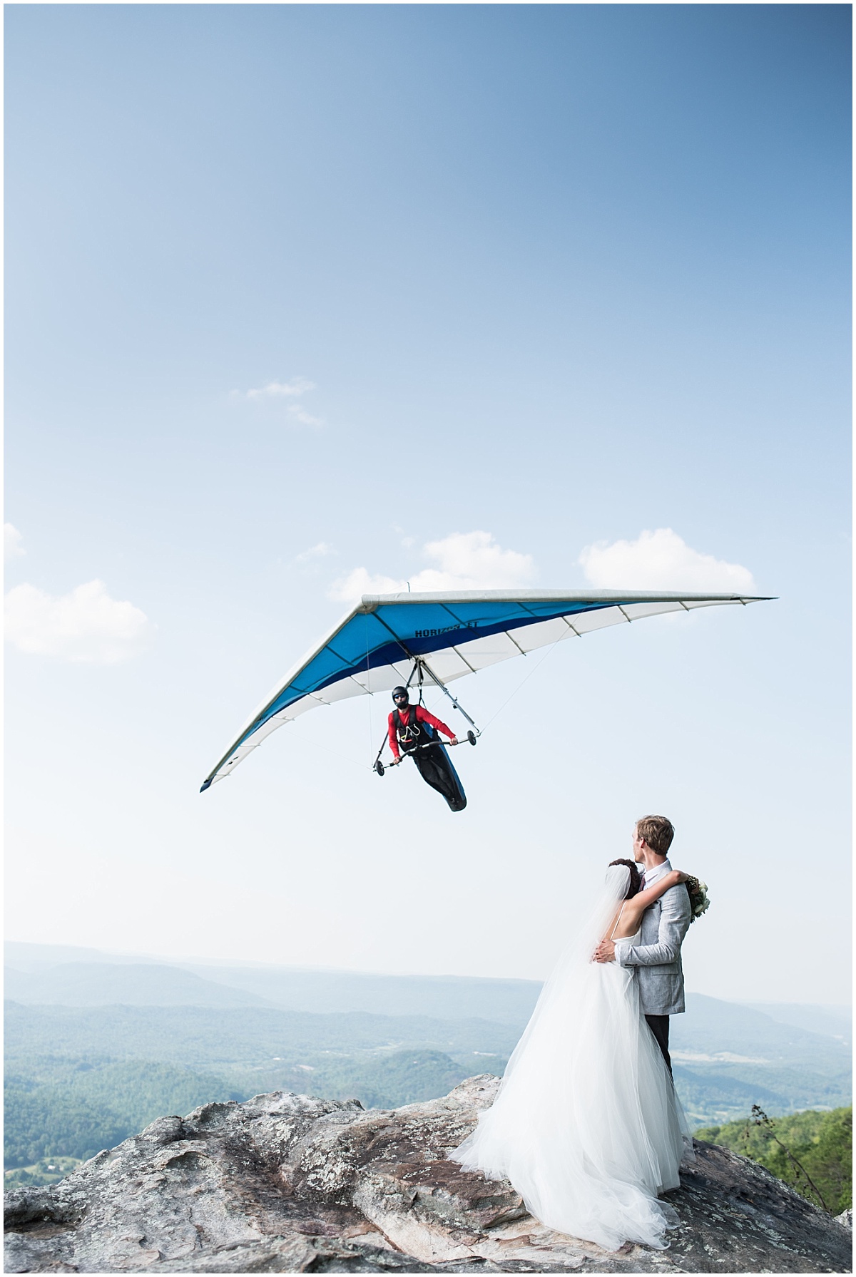 Lookout Mountain Hang glider wedding